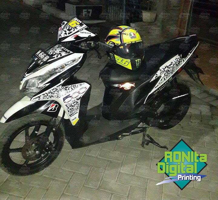 striping motor honda vario produksi ronita